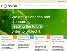 Tablet Screenshot of converde.com